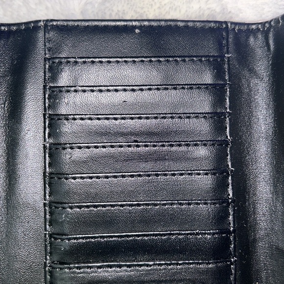 Kut From The Kloth Black White Striped Wallet - Picture 4 of 7